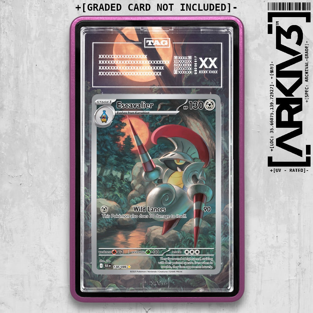 ARKIV3 TAG graded front - Purple