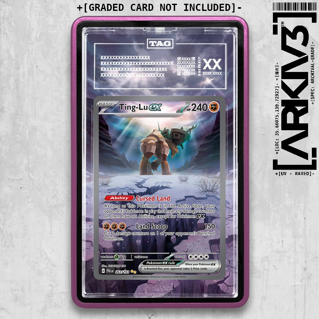 ARKIV3 TAG graded front - Purple