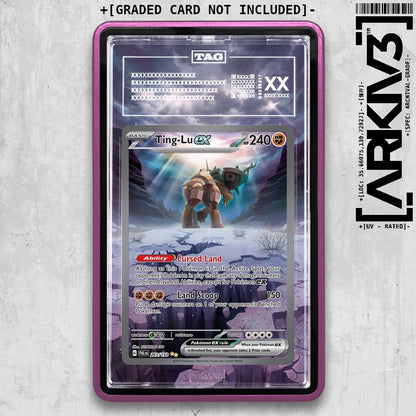 ARKIV3 TAG graded front - Purple