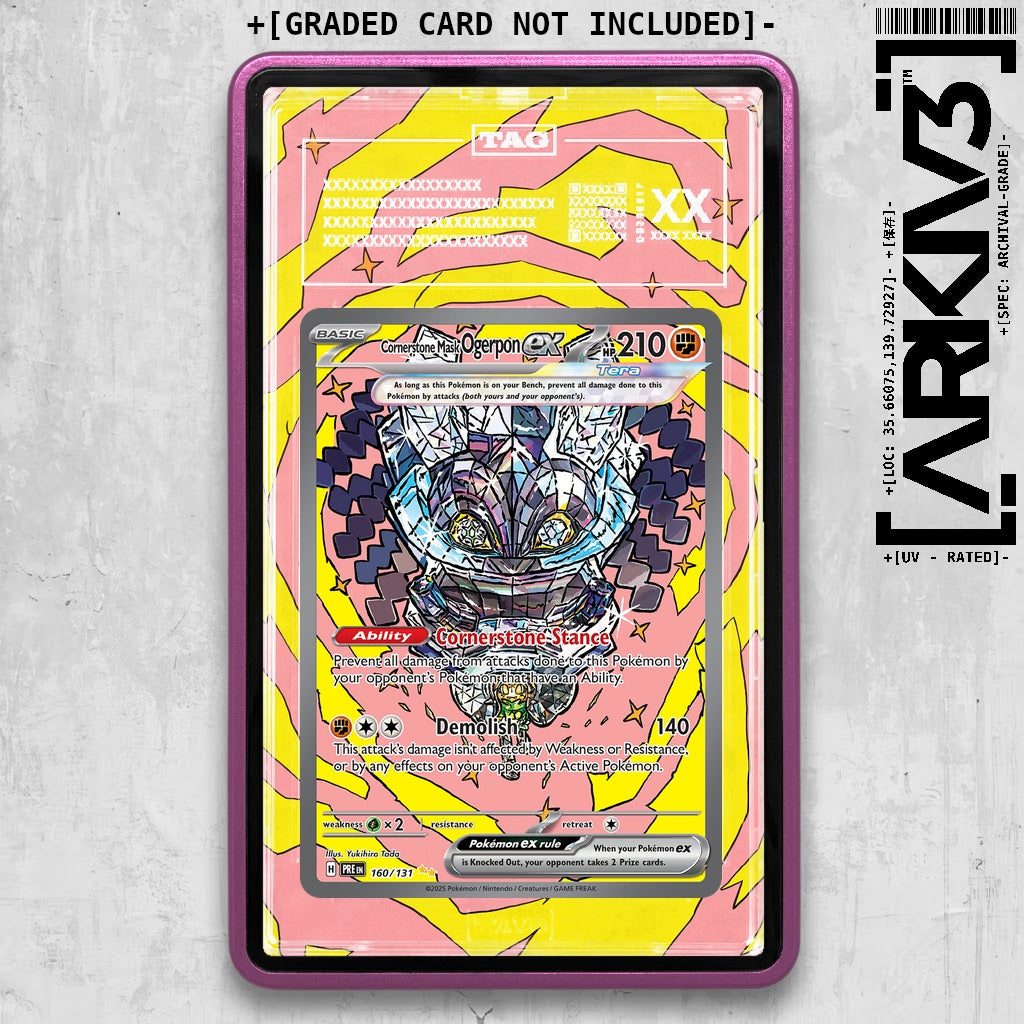 ARKIV3 TAG graded front - Purple