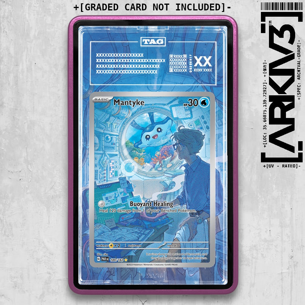 ARKIV3 TAG graded front - Purple