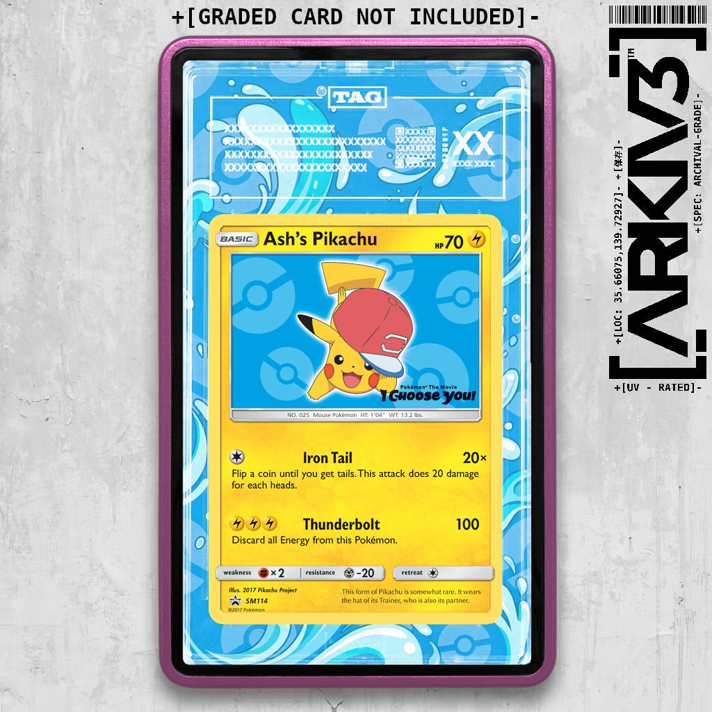 ARKIV3 TAG graded front - Purple