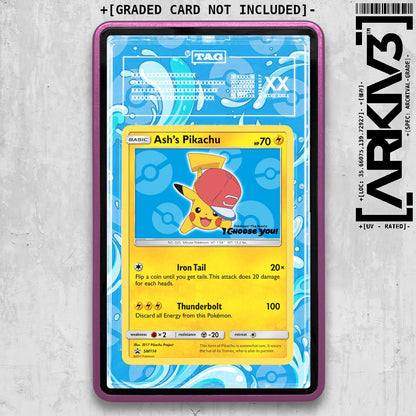 ARKIV3 TAG graded front - Purple