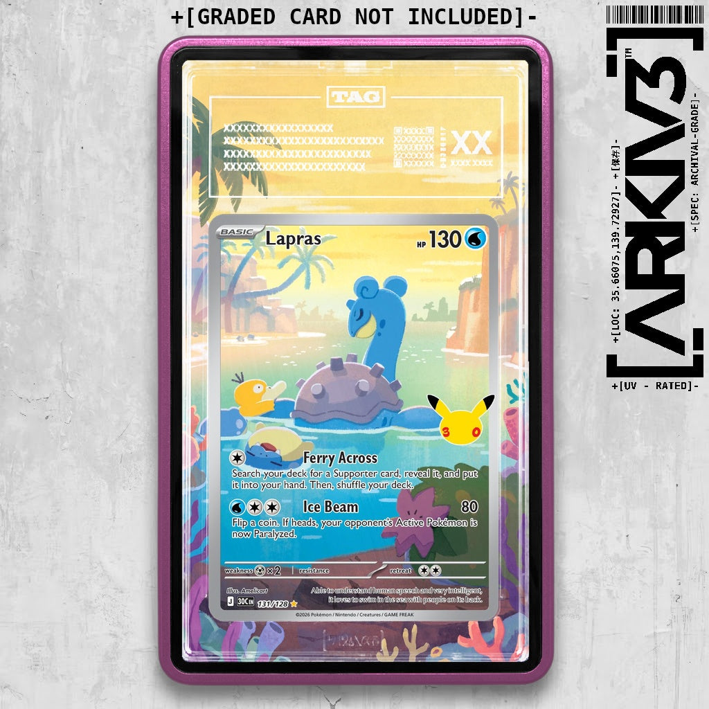 ARKIV3 TAG graded front - Purple