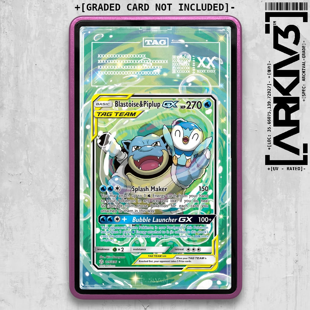 ARKIV3 TAG graded front - Purple