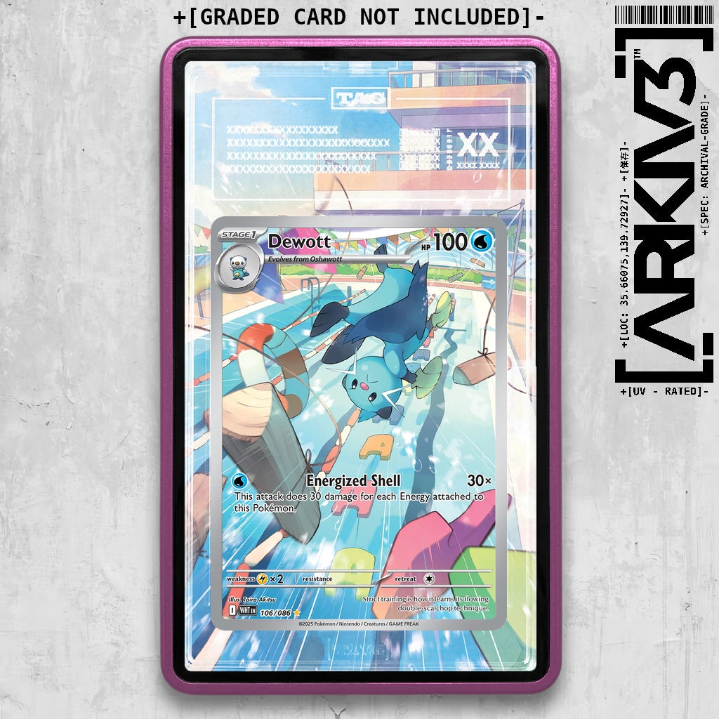 ARKIV3 TAG graded front - Purple