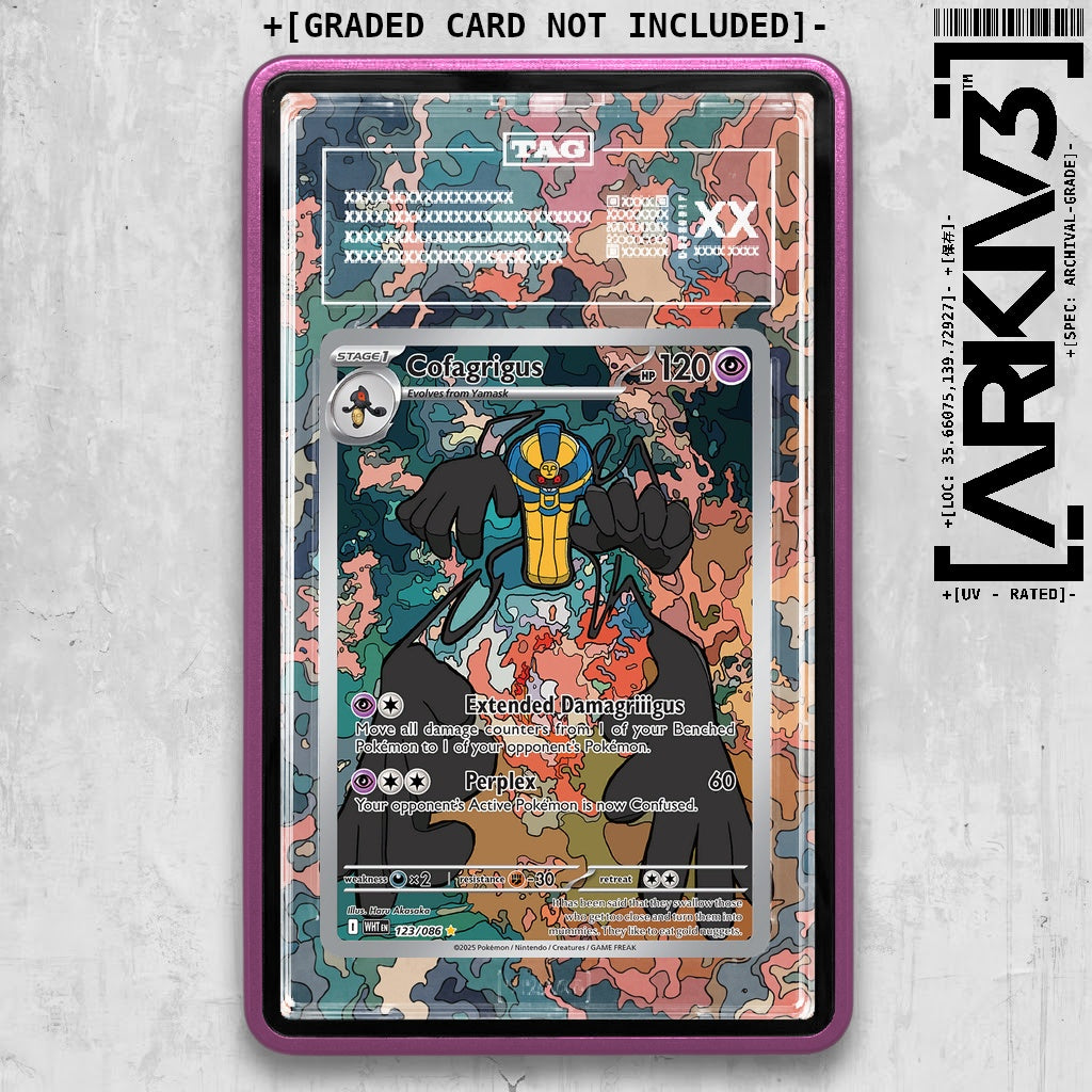 ARKIV3 TAG graded front - Purple
