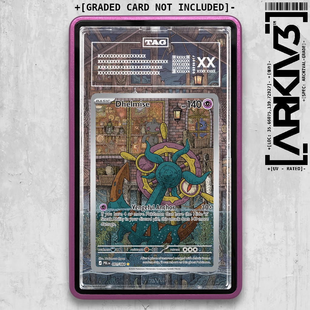 ARKIV3 TAG graded front - Purple