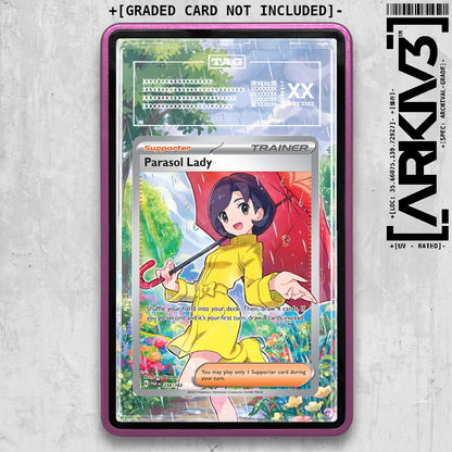 ARKIV3 TAG graded front - Purple