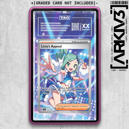 ARKIV3 TAG graded front - Purple