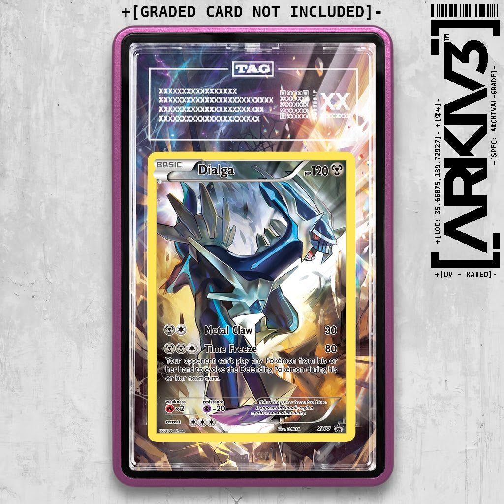 ARKIV3 TAG graded front - Purple