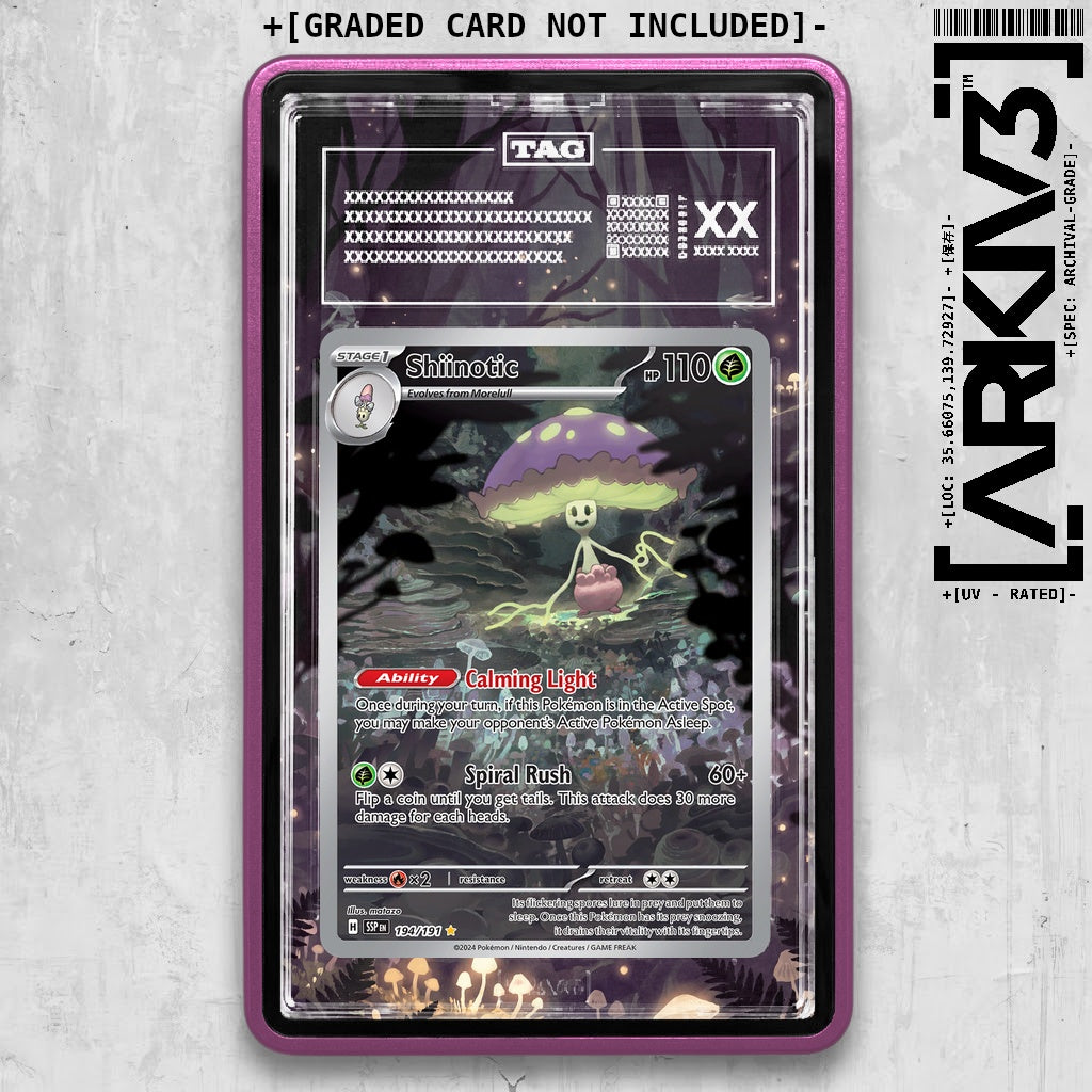 ARKIV3 TAG graded front - Purple