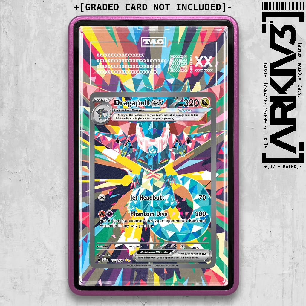 ARKIV3 TAG graded front - Purple
