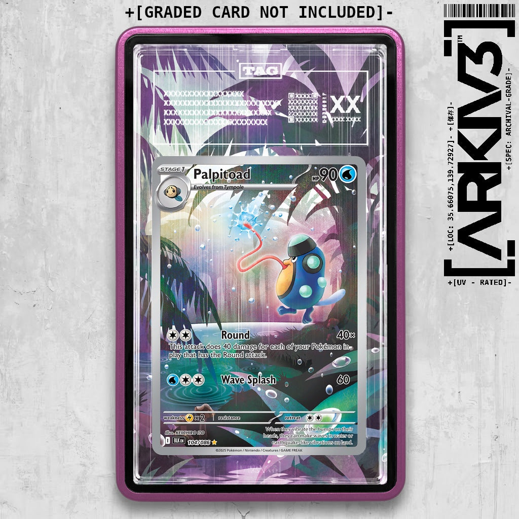 ARKIV3 TAG graded front - Purple