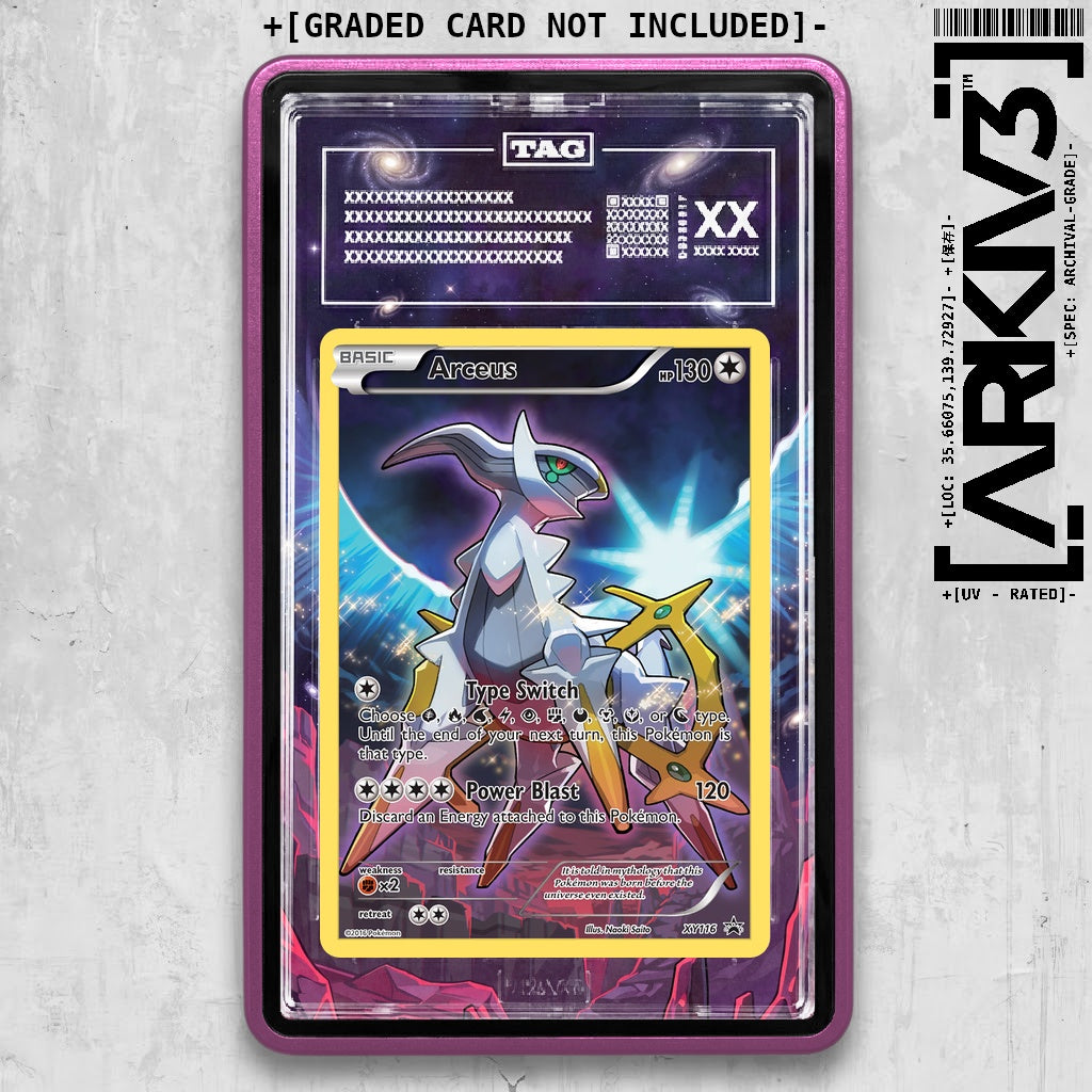 ARKIV3 TAG graded front - Purple