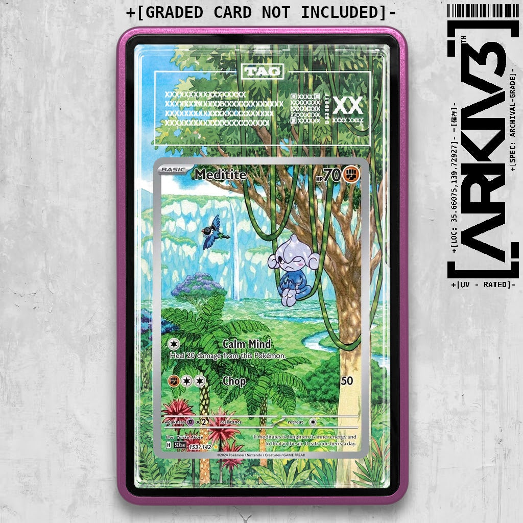 ARKIV3 TAG graded front - Purple
