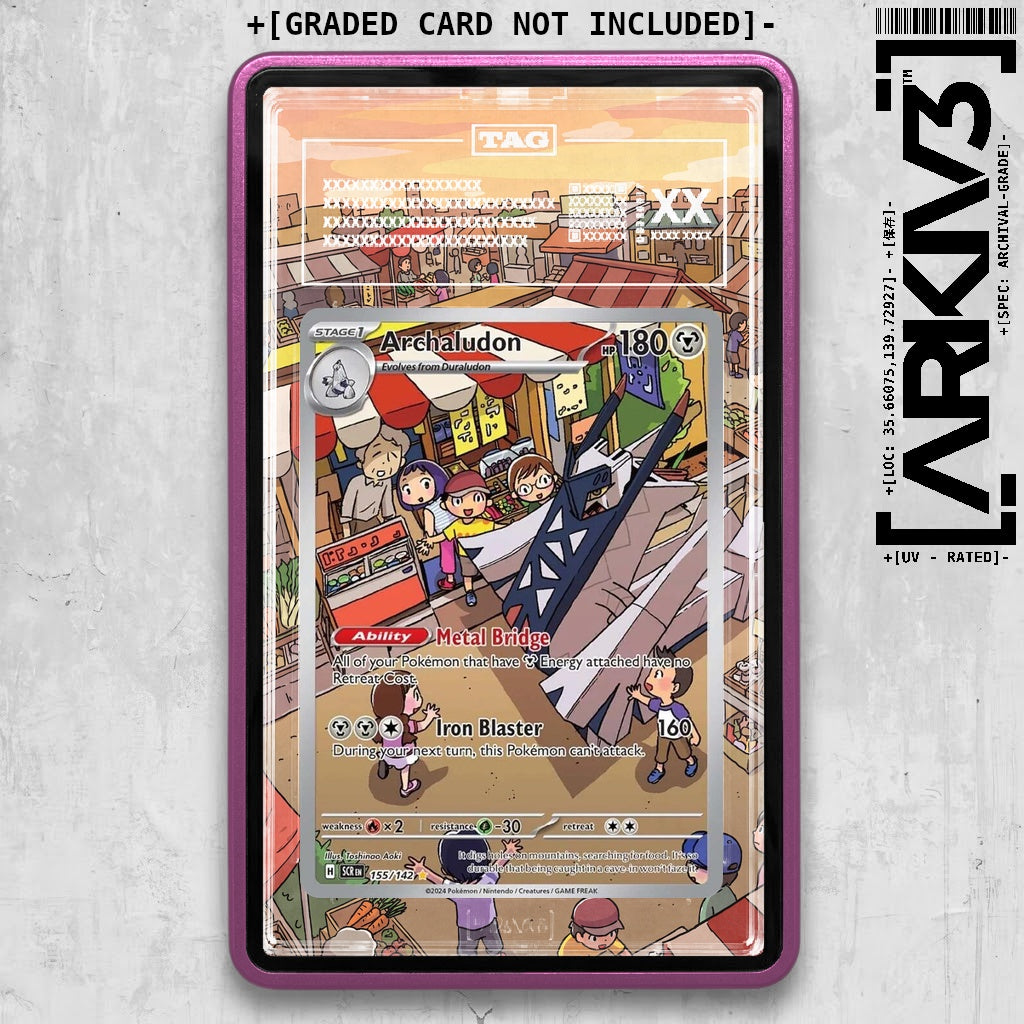 ARKIV3 TAG graded front - Purple