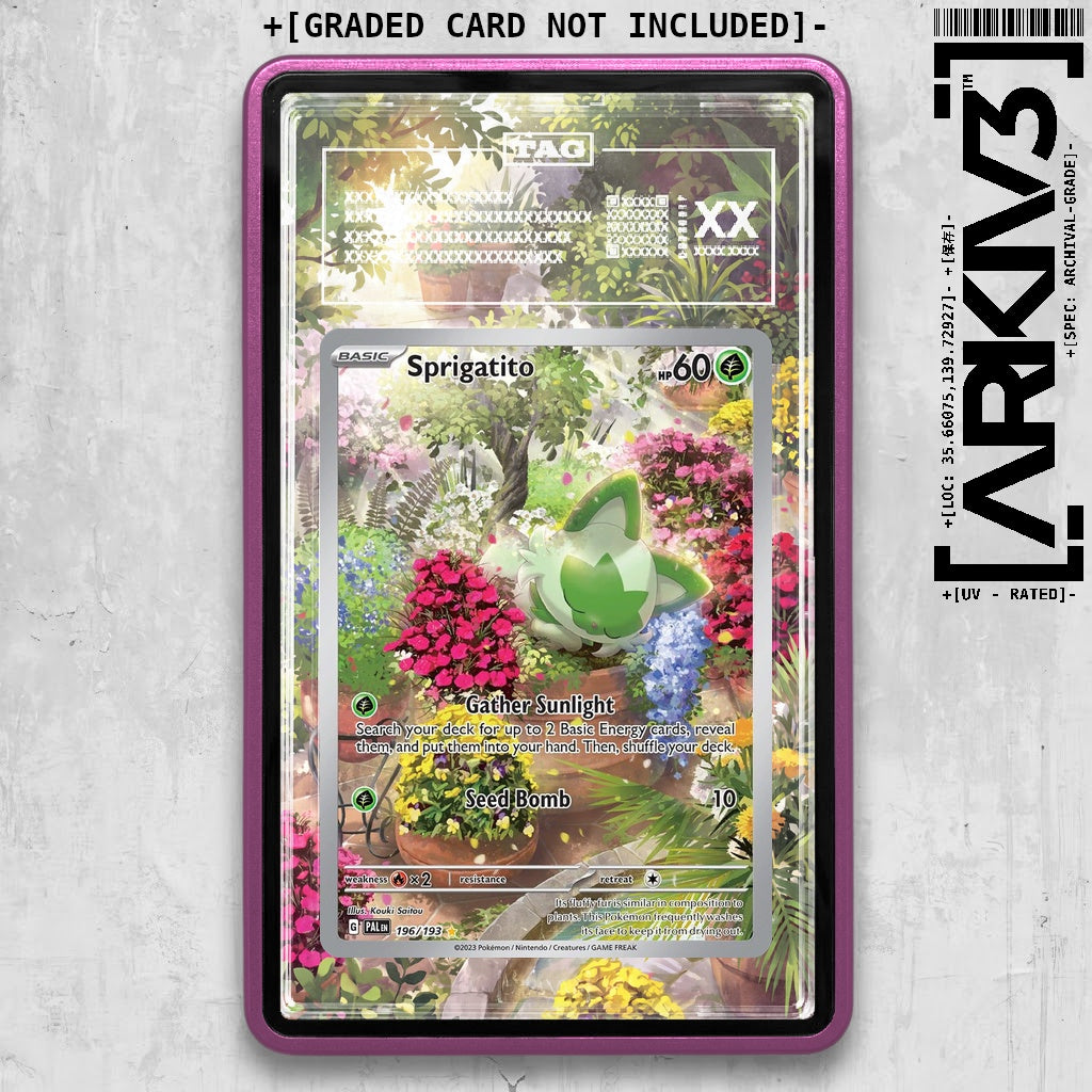 ARKIV3 TAG graded front - Purple