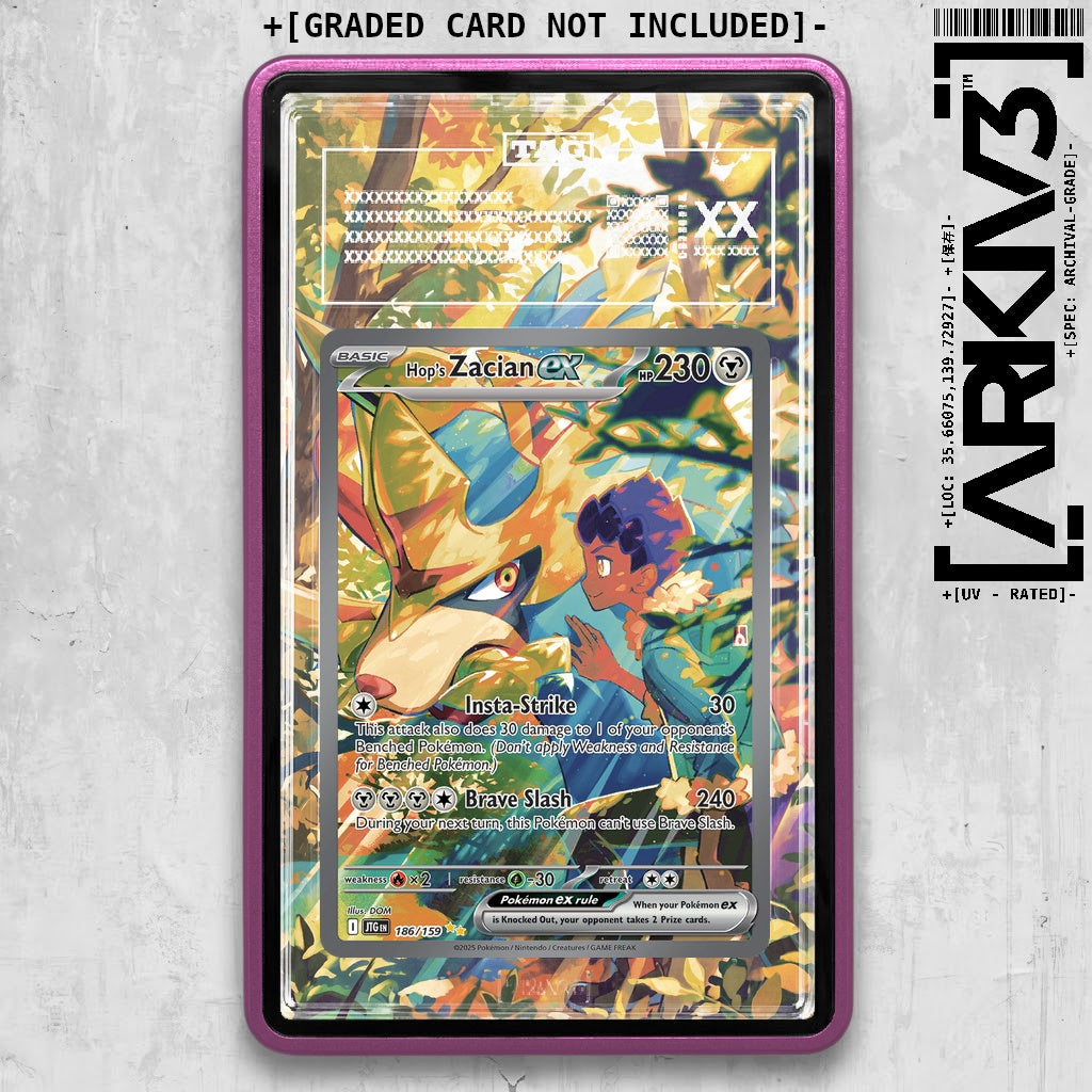 ARKIV3 TAG graded front - Purple