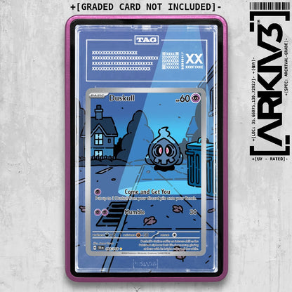 ARKIV3 TAG graded front - Purple