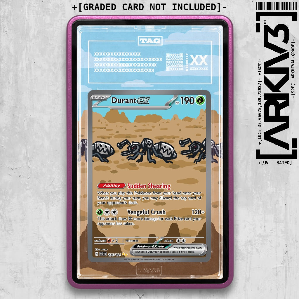 ARKIV3 TAG graded front - Purple