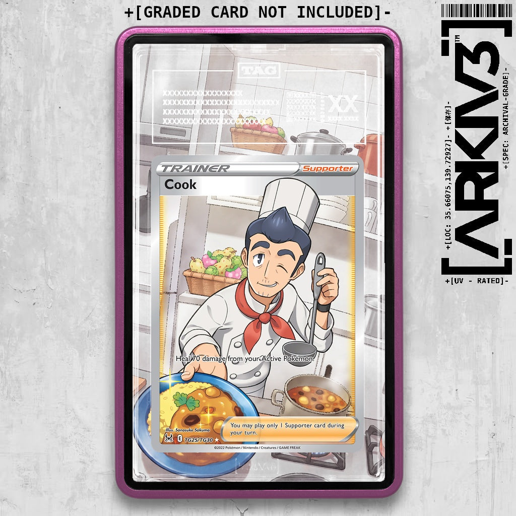 ARKIV3 TAG graded front - Purple