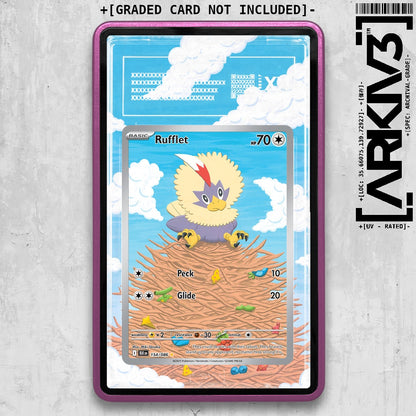 ARKIV3 TAG graded front - Purple
