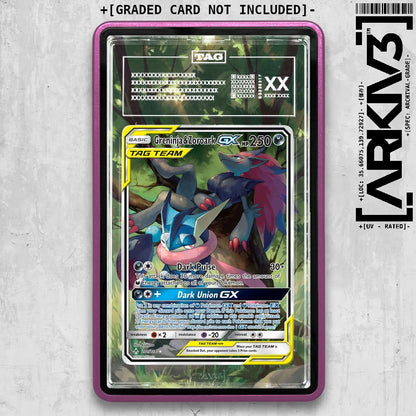 ARKIV3 TAG graded front - Purple