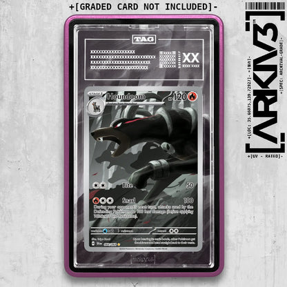 ARKIV3 TAG graded front - Purple