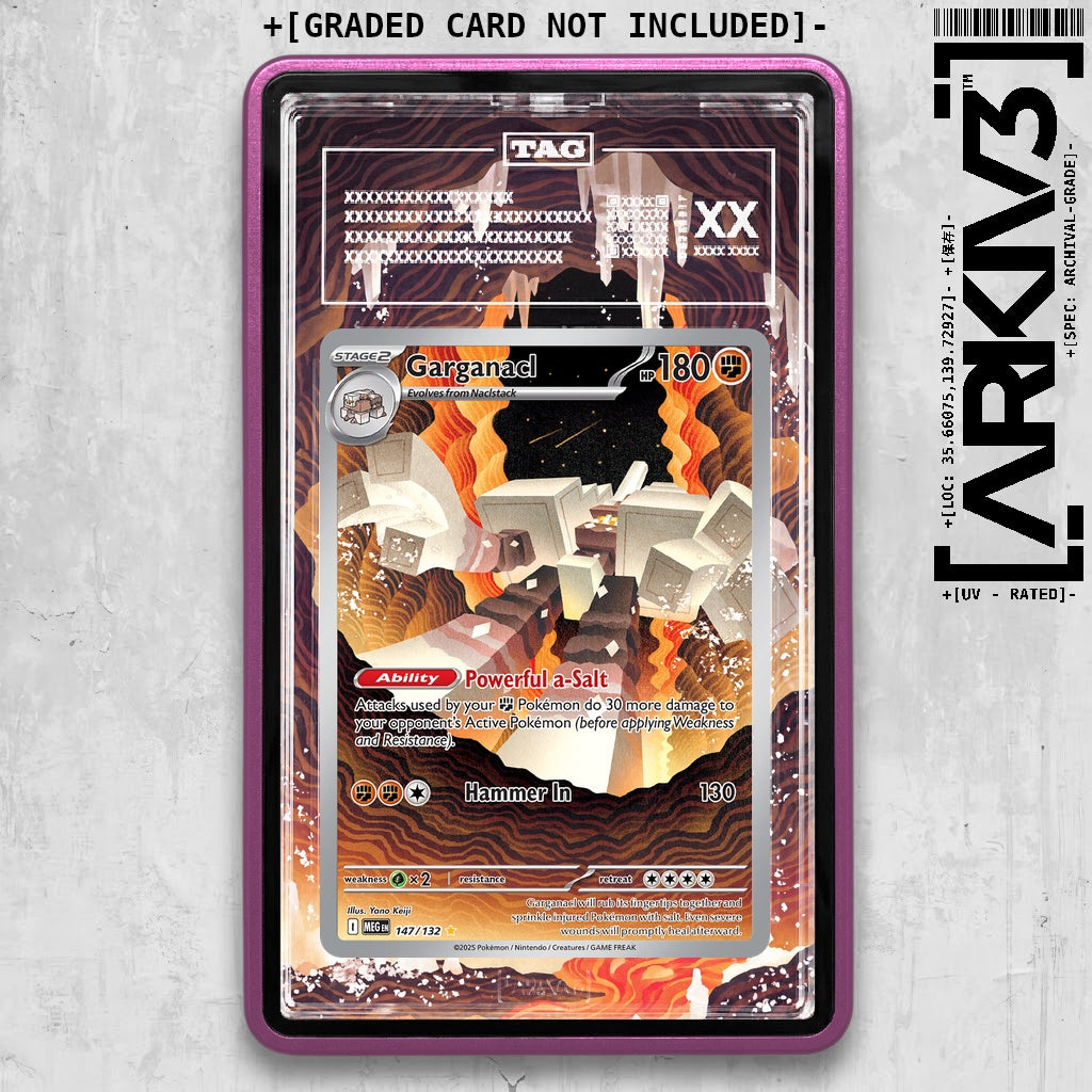 ARKIV3 TAG graded front - Purple
