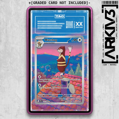 ARKIV3 TAG graded front - Purple