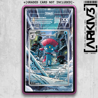ARKIV3 TAG graded front - Purple