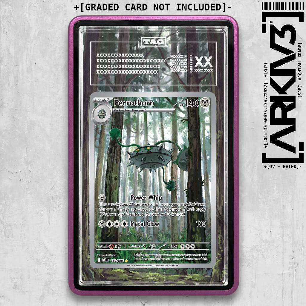ARKIV3 TAG graded front - Purple