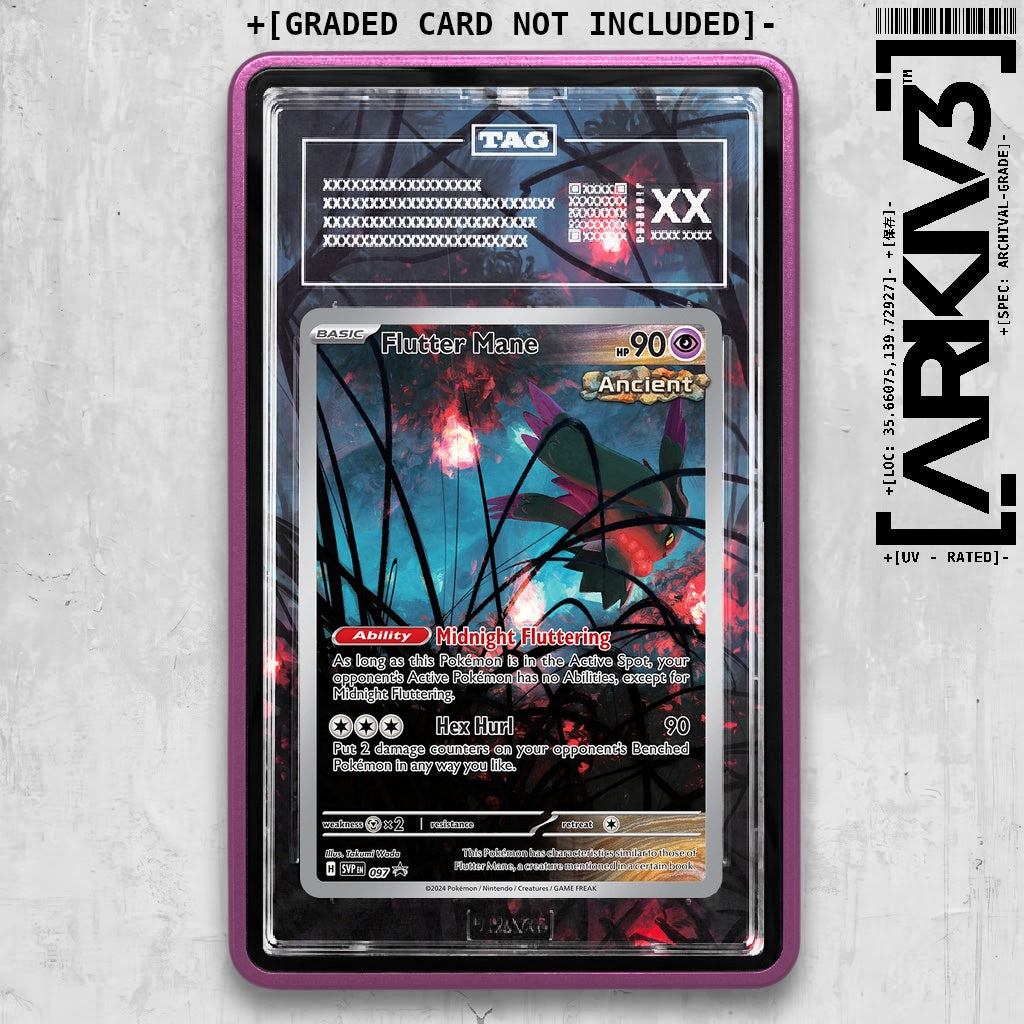 ARKIV3 TAG graded front - Purple
