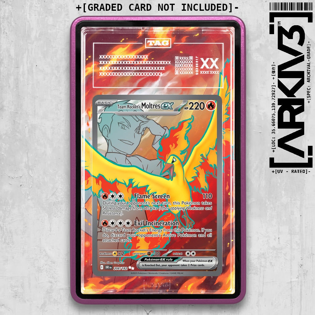 ARKIV3 TAG graded front - Purple