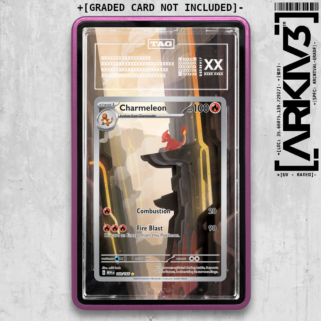 ARKIV3 TAG graded front - Purple