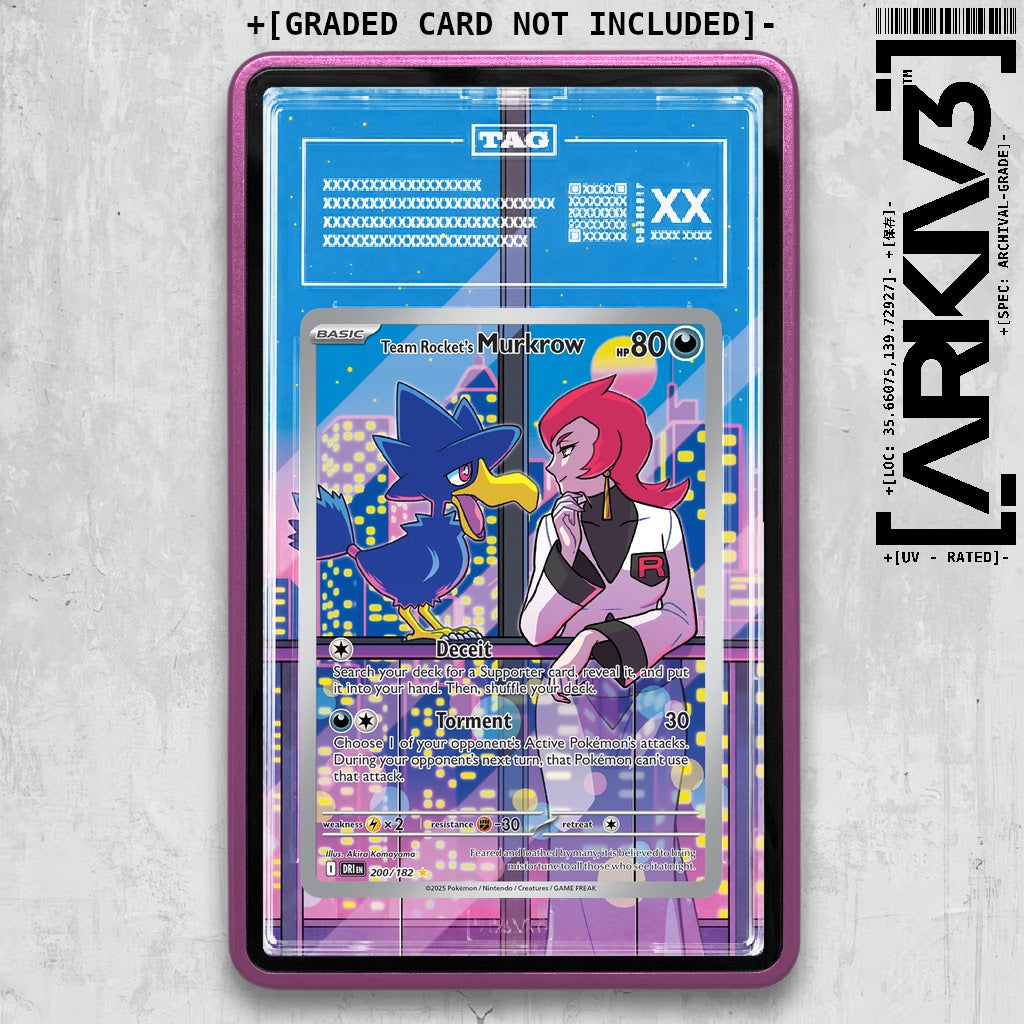 ARKIV3 TAG graded front - Purple