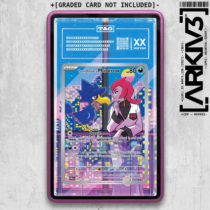 ARKIV3 TAG graded front - Purple