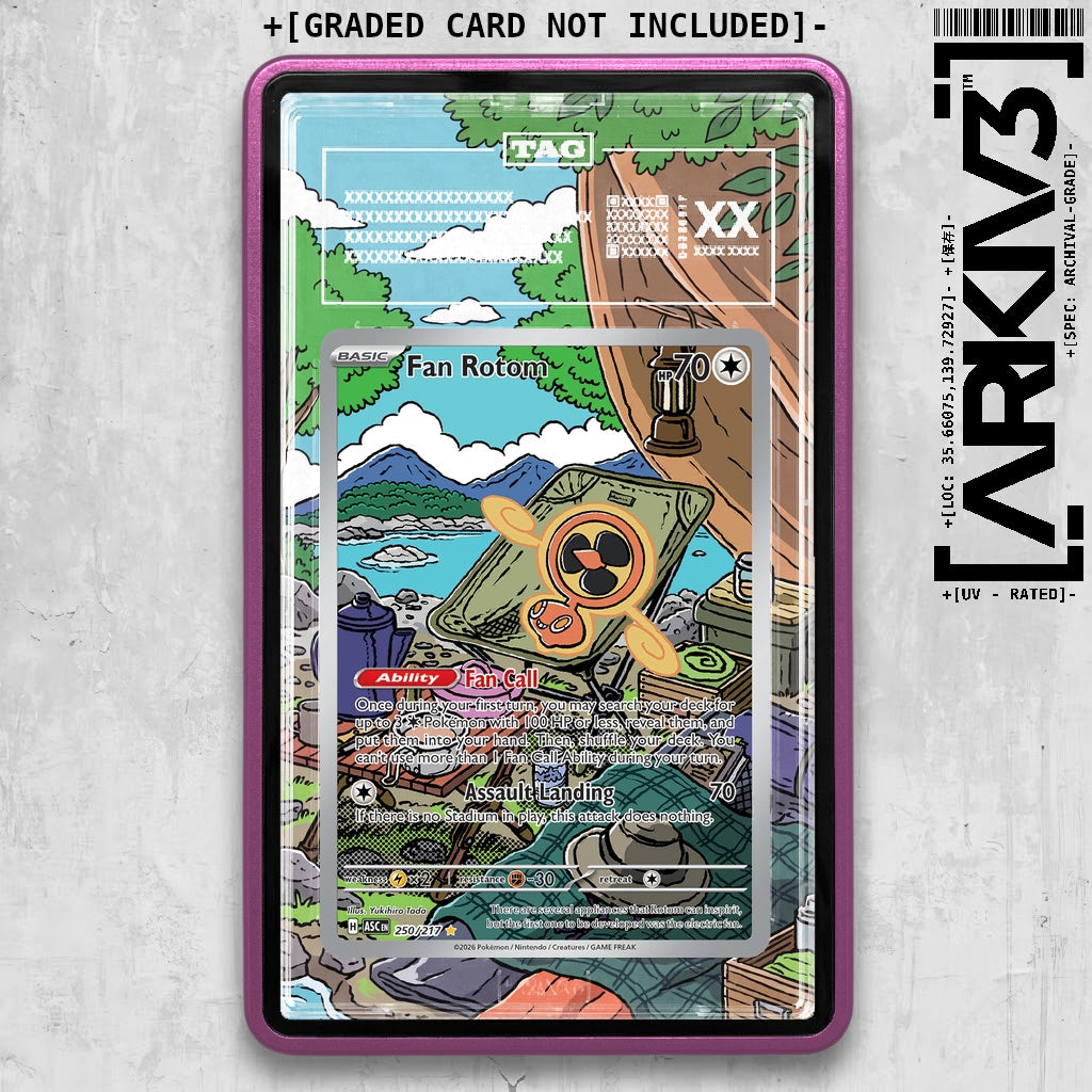 ARKIV3 TAG graded front - Purple