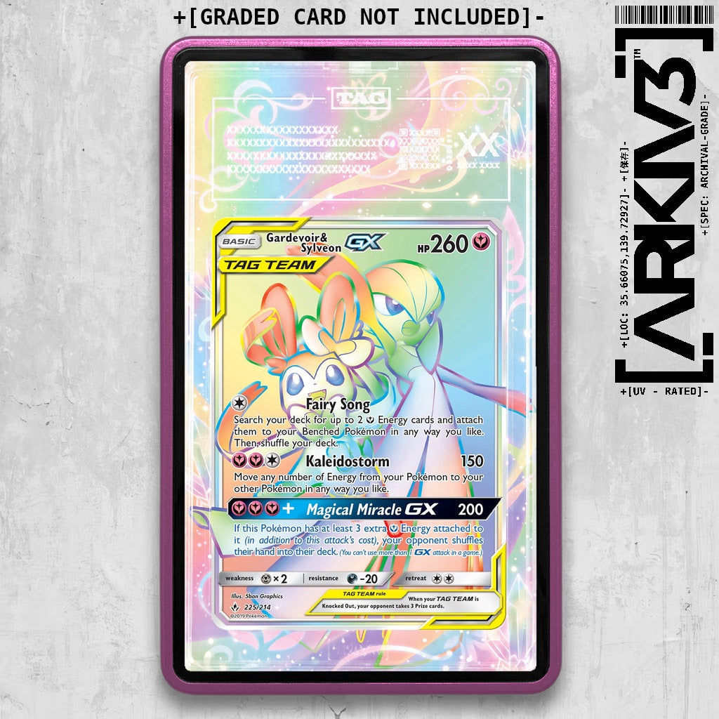 ARKIV3 TAG graded front - Purple