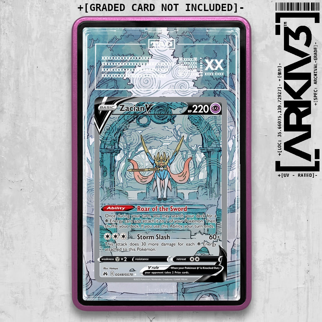 ARKIV3 TAG graded front - Purple