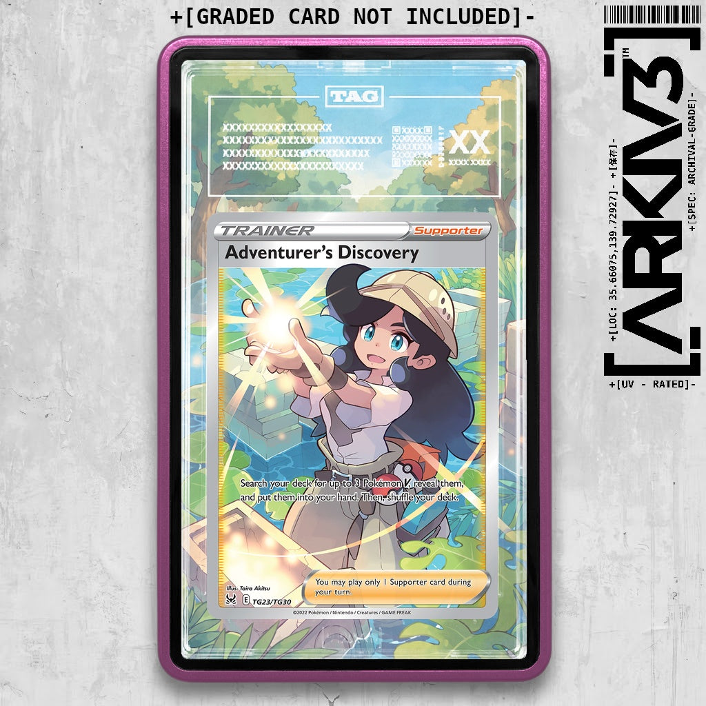 ARKIV3 TAG graded front - Purple