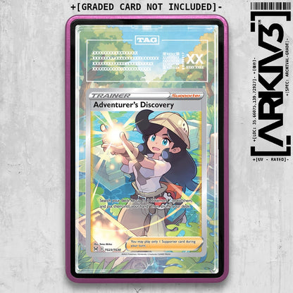 ARKIV3 TAG graded front - Purple