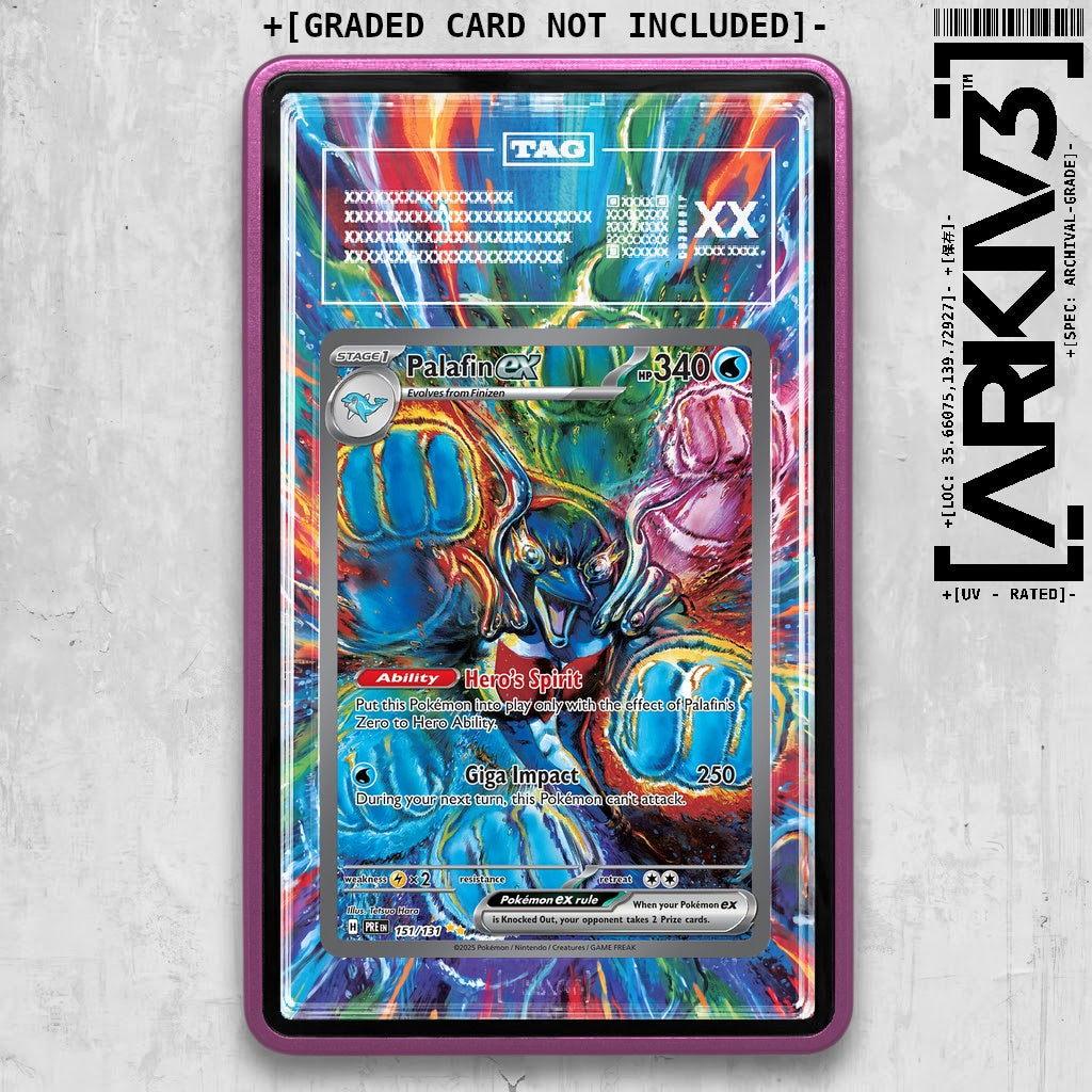ARKIV3 TAG graded front - Purple
