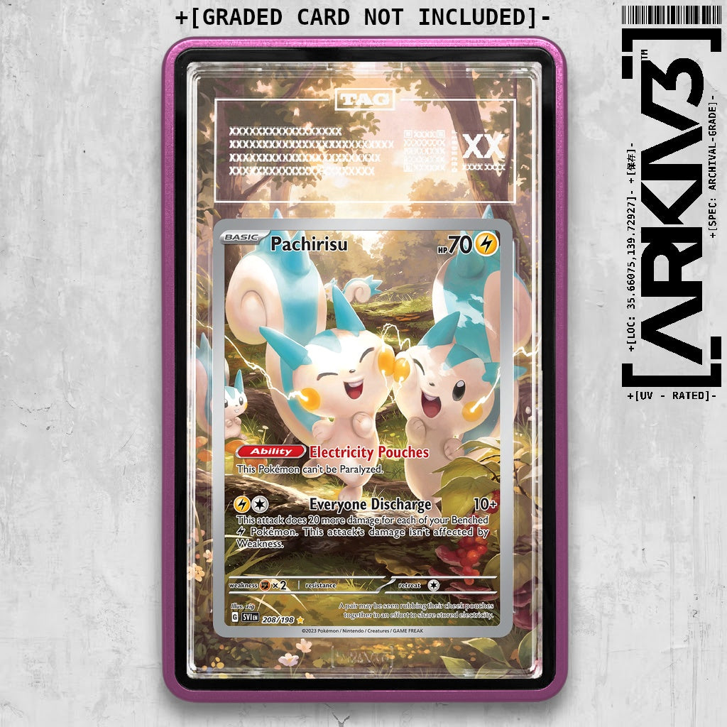 ARKIV3 TAG graded front - Purple