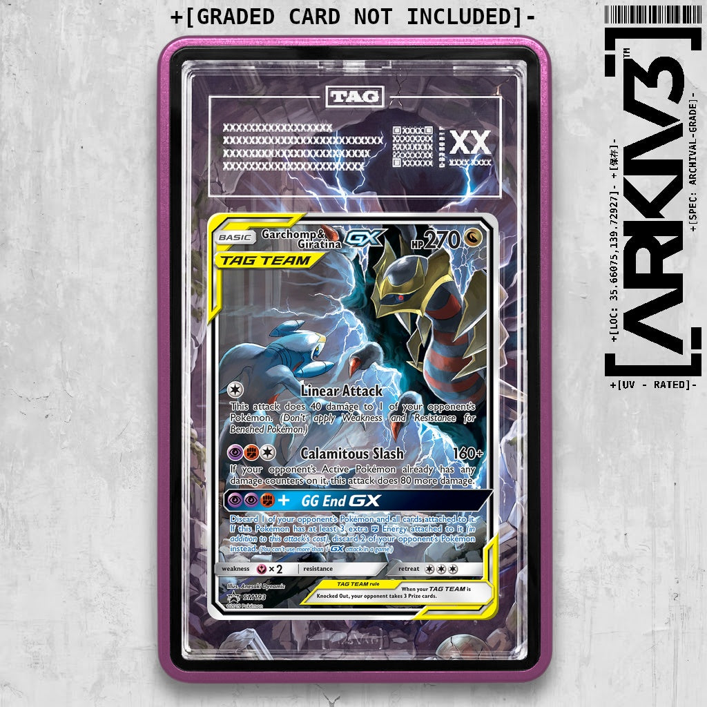 ARKIV3 TAG graded front - Purple