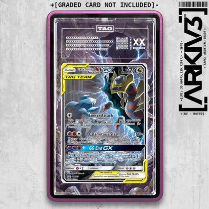 ARKIV3 TAG graded front - Purple
