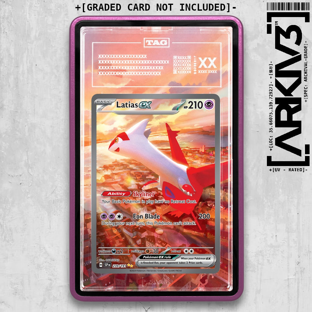 ARKIV3 TAG graded front - Purple