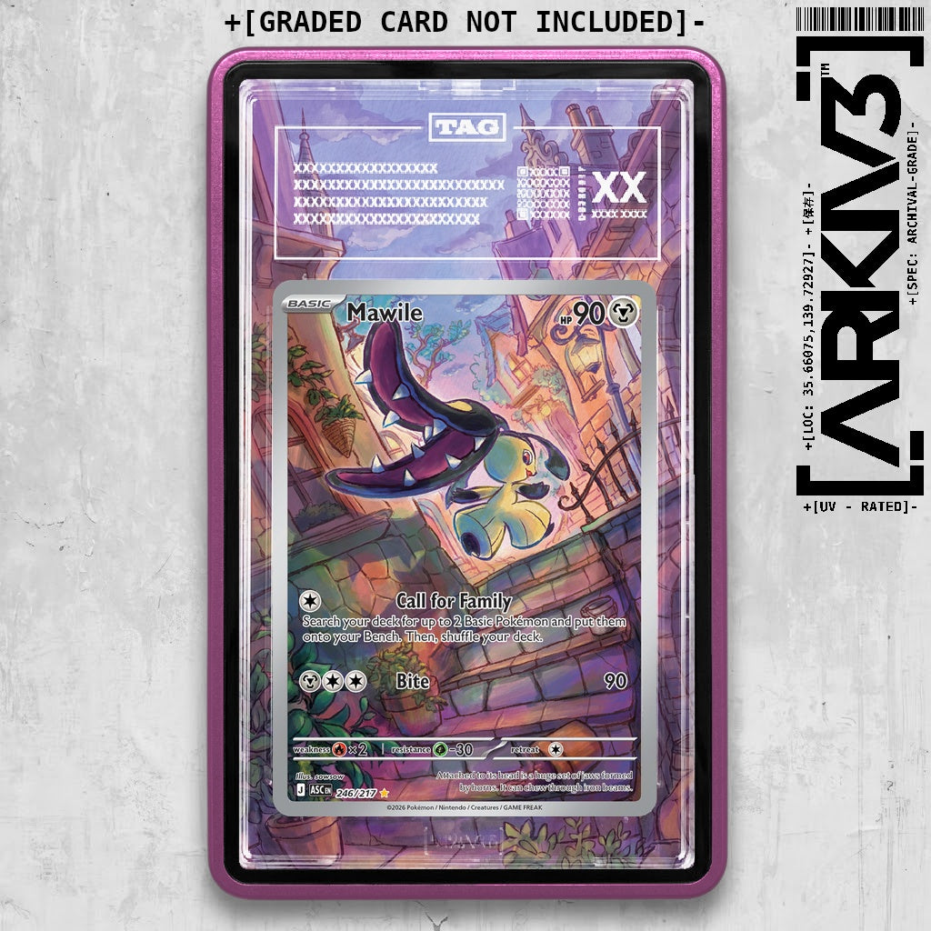 ARKIV3 TAG graded front - Purple