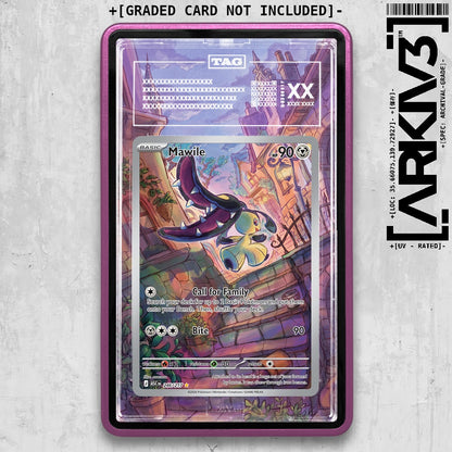 ARKIV3 TAG graded front - Purple